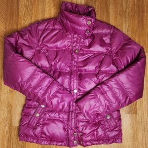 ARIAT Puffer Jacket Coat Womens Size XS Purple Down Filled